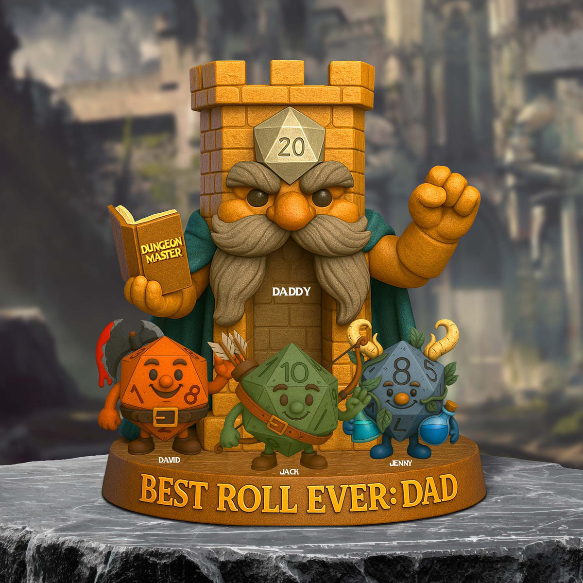 Best Christmas Roll Ever Plaque – Personalized Gifts For Gamer Dad 02natn050525-Homacus