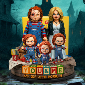 Horror Family Acrylic Plaque - Personalized Gifts For Family 03QHLU260525-Homacus