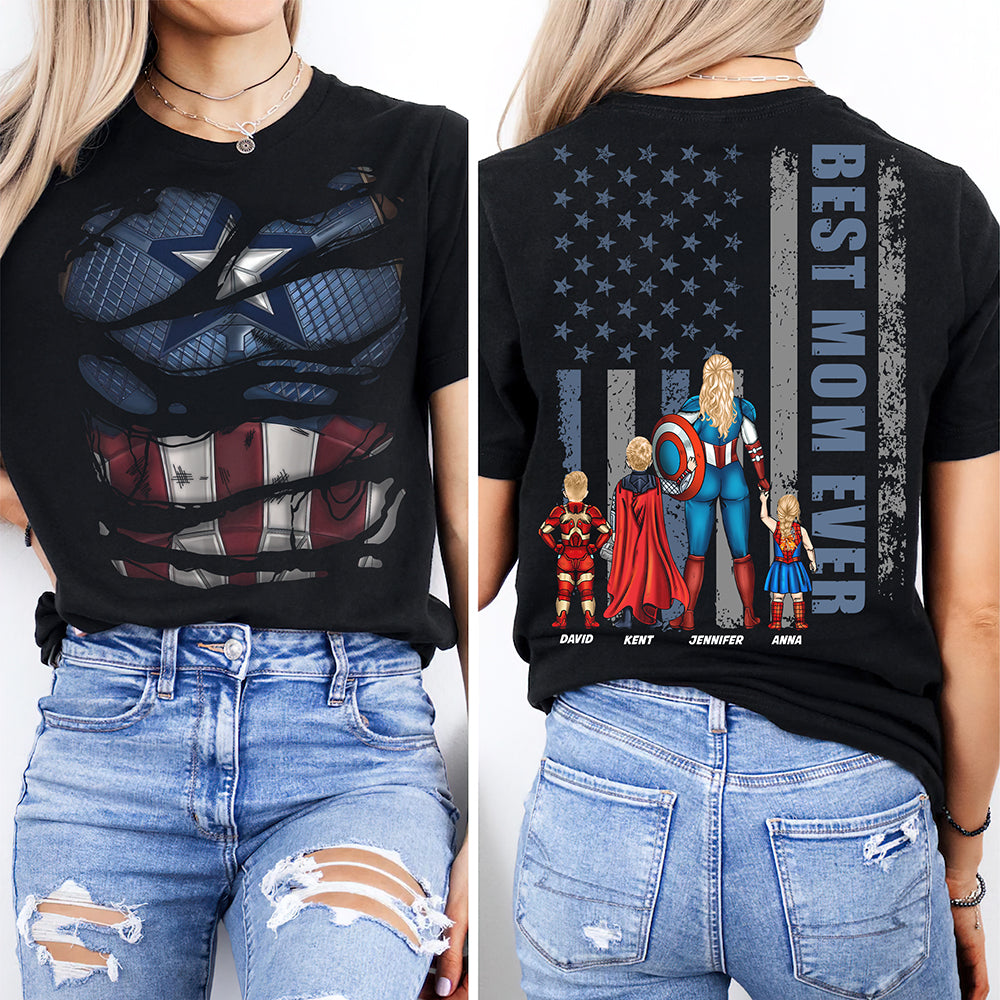 Best Mom Ever Shirt - Personalized Gifts For Mother 022ACQN180325PA-Homacus