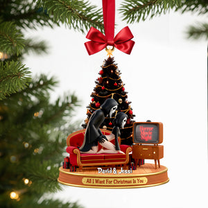 Cheeky Couple Acrylic Ornament - Personalized Gifts For Couples 06OHLU181125-Homacus