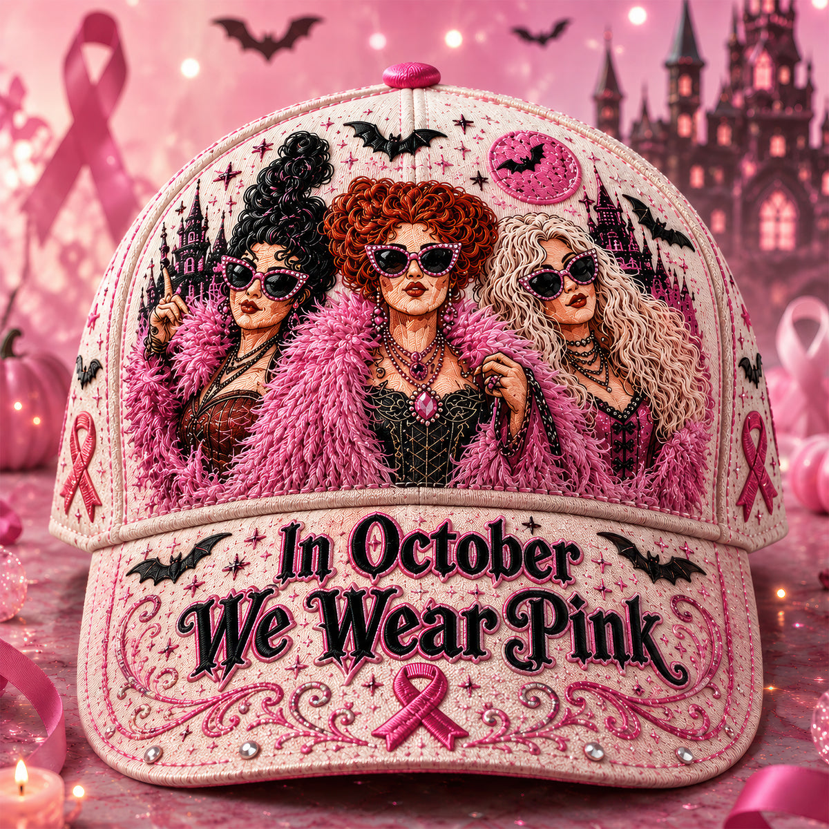 Strong Breast Cancer Squad Classic Cap Personalized Gifts For Women 07NAQN100826-Homacus