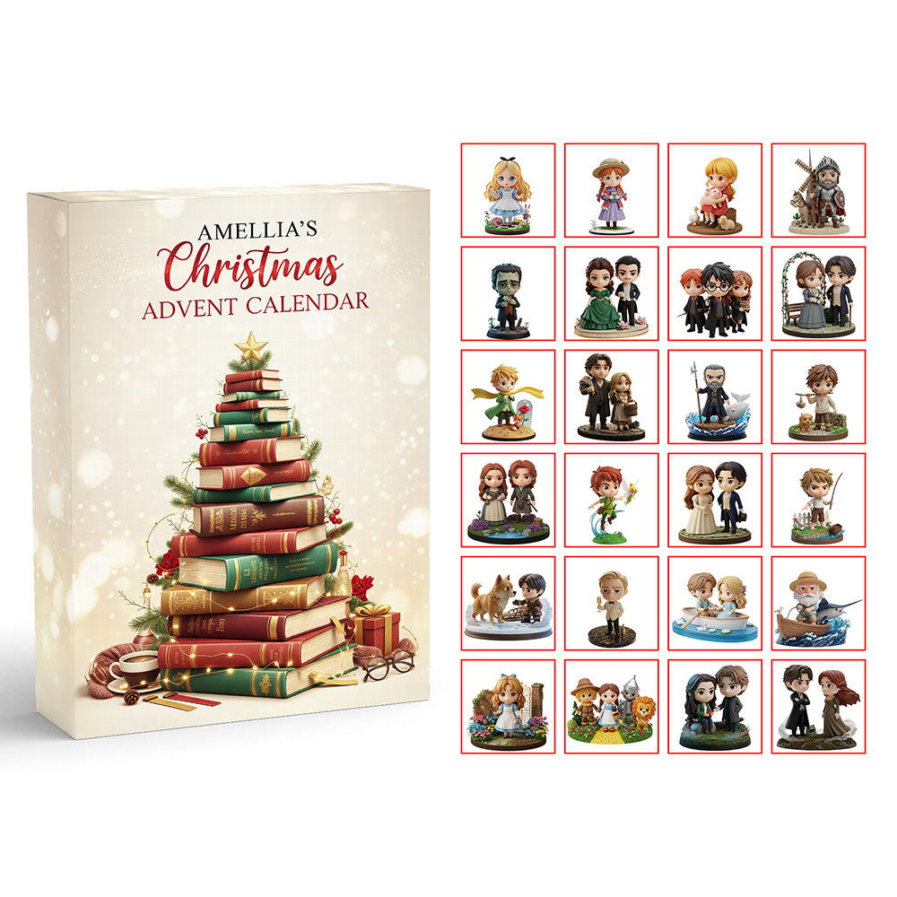Literary Magic Christmas Advent Calendar – Personalized Gifts For Book Lovers 01pgqn141025-Homacus