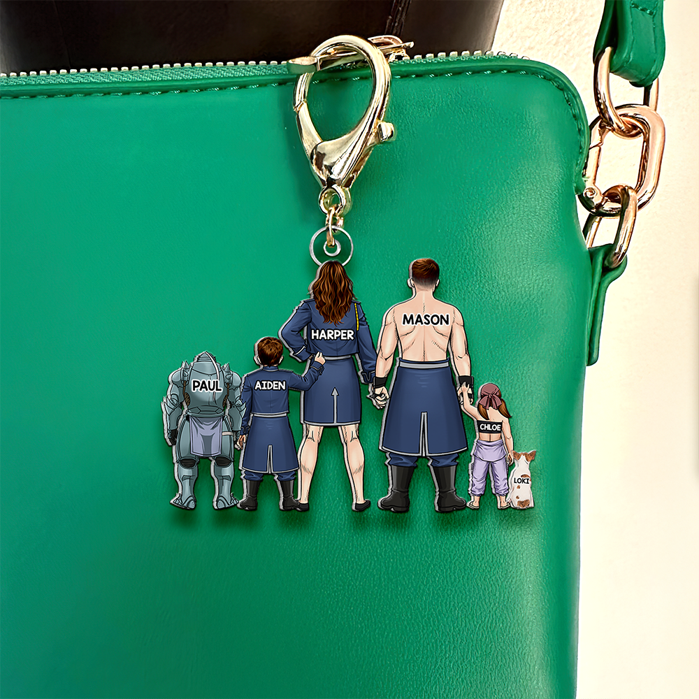 Personalized Gifts For Family Keychain 02QHHU030325HH-Homacus