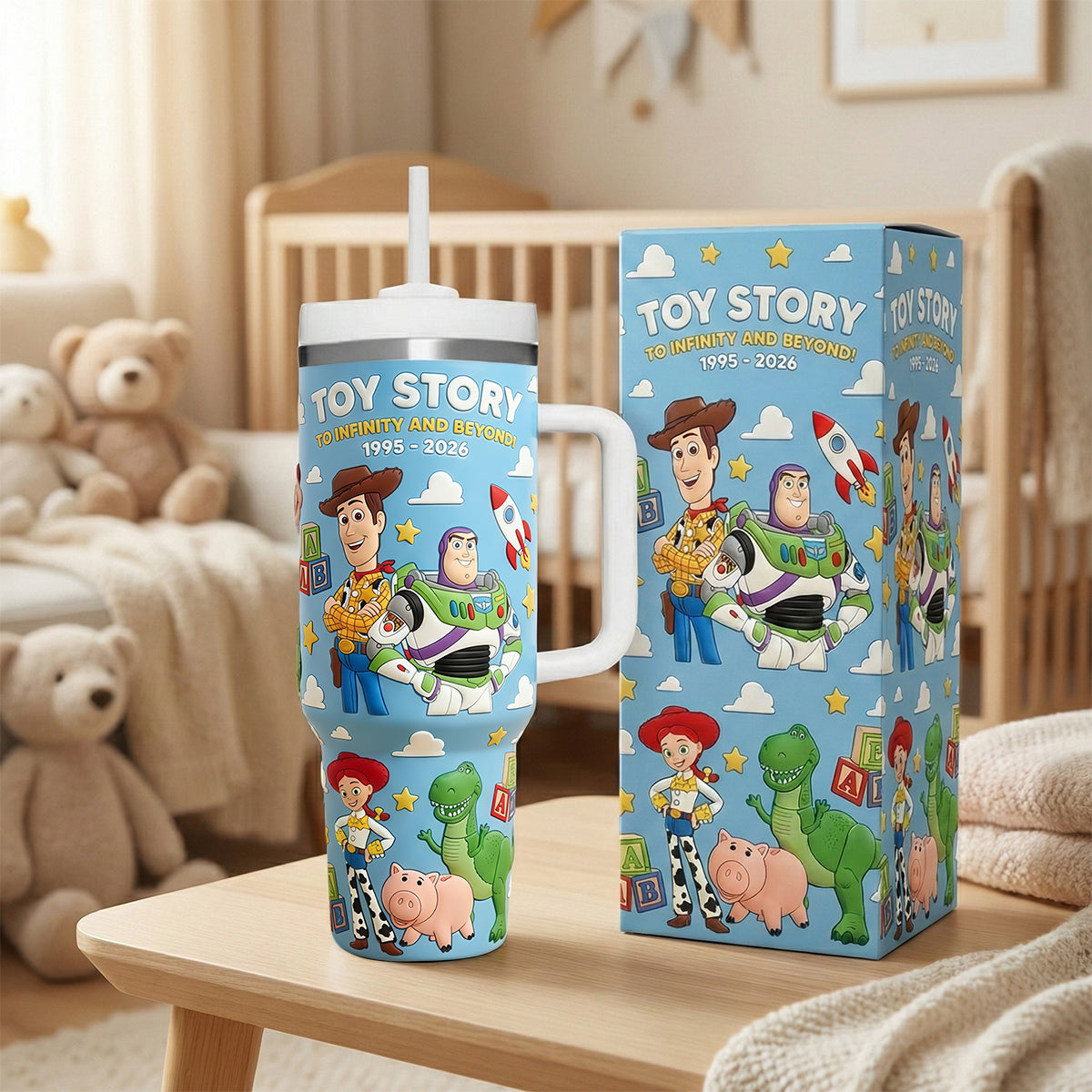 Cute Adventure Characters 40oz Tumbler - Personalized Gifts 02natn090226-Homacus
