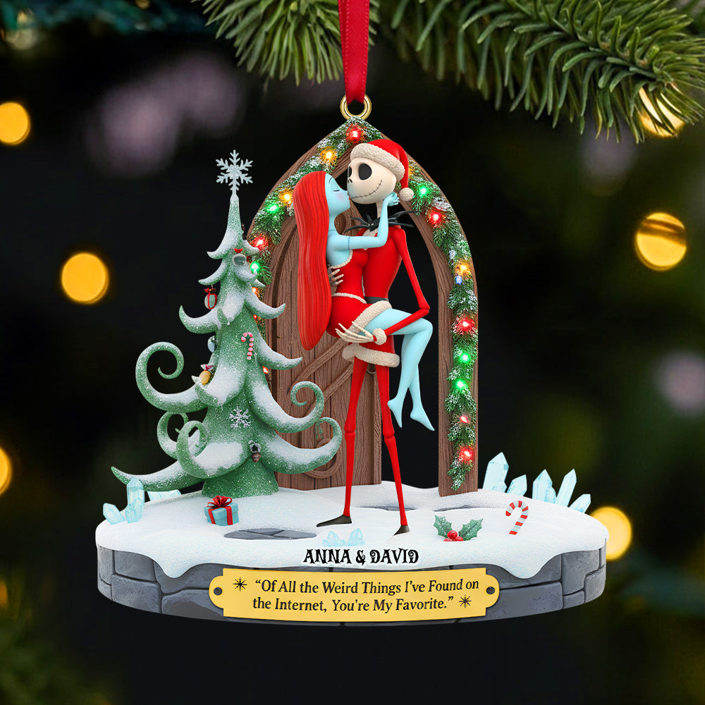 Funny Internet Couple Personalized Gifts For Couple Christmas Ornament 03ohtn131025-Homacus