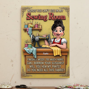 Personalized Funny Gifts For Sewing Lovers Metal Sign 01natn051225-Homacus