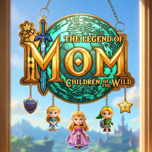 Epic Mom Journey With Kids Suncatcher - Personalized Gifts For Moms 03NAQN030426-Homacus
