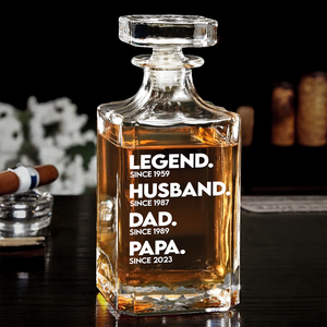 Dad Whiskey Decanter Set - Personalized Gifts For Dad 01ACPU220525-Homacus