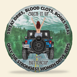 Personalized Gifts For Her Tire Cover Only The Strongest Woman Drive-Homacus