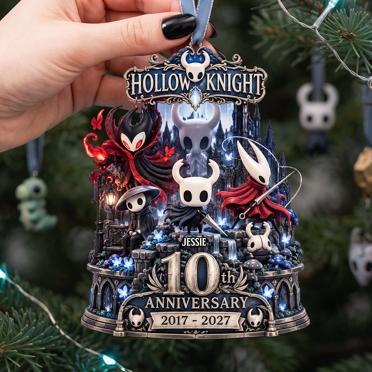 Dark Fantasy Anniversary Acrylic Ornament - Personalized Christmas Gifts 02nata180926