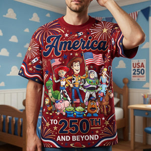 America 250 Patriotic Adventure Crew Shirt - Personalized Anniversary Gift 02NATA100626