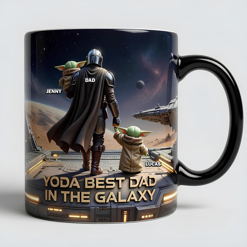 The Best Warrior Dad Magic Mug - Personalized Gifts For Dads 02nadt300426-Homacus