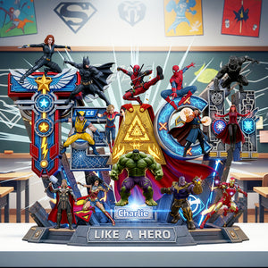 Hero Teacher Acrylic Plaque Personalized Gifts For Fans 03OHDT050625-Homacus