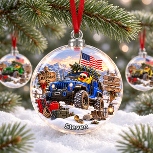 Adventure Wheels Christmas Ornament - Personalized Christmas Gifts For Off-Road Lovers 02qhdh021026
