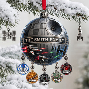 Sci Fi Space Christmas Ornament - Personalized Gifts For Family 04ohlu230926