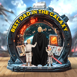 Galaxy Dad Acrylic Plaque - Personalized Gifts For Dad 05TGQN030525HHHG-Homacus