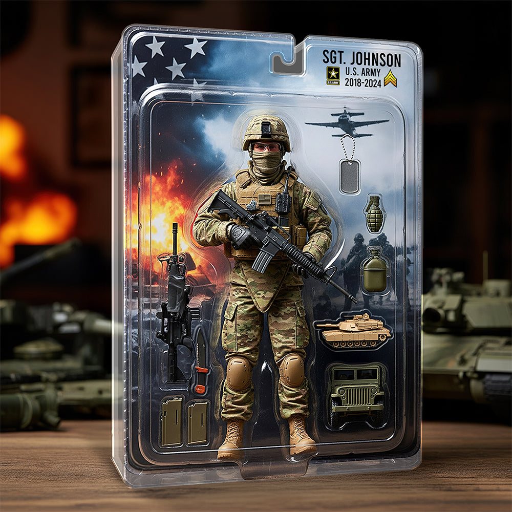 Brave Soldier Acrylic Plaque – Personalized Christmas Gifts For Veteran 01qhqn140625-Homacus