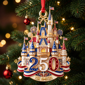 Family 250th USA Anniversary Personalized Christmas Gifts 02PGDH220826