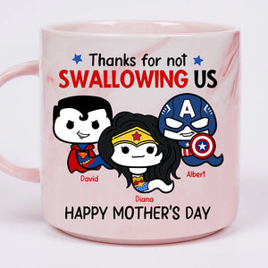 Personalized Gift For Mom Marble Mug Super Sperm Mother's Day 04ACQN190325-Homacus
