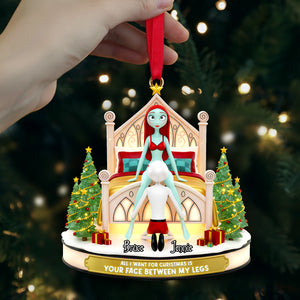 Naughty Spooky Couple Ornament - Personalized Gift For Couples 06OHLU191125-Homacus