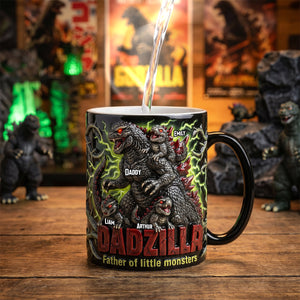 Giant Creature Dad Magic Mug - Personalized Gifts For Dads 01padh230526-Homacus