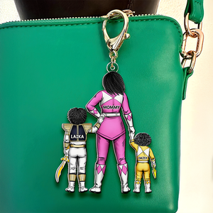 Personalized Gifts For Mom Keychain Power Mom And Kids 01QHHU200225HH-Homacus