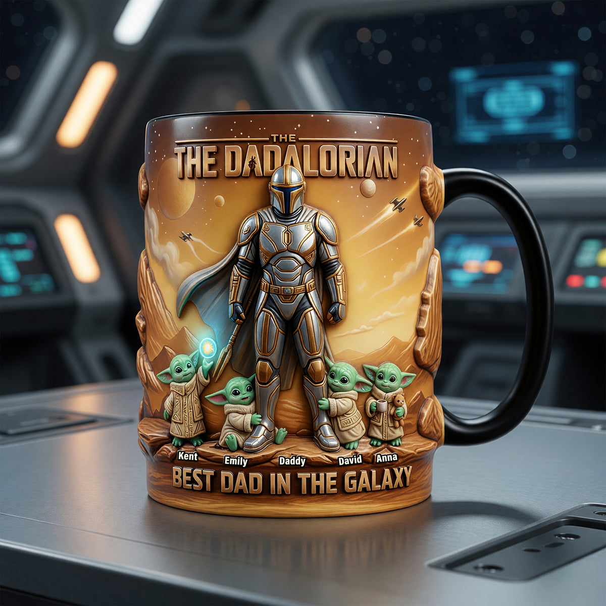 Leader Of The Coolest Crew Heat Changing Mug - Personalized Gifts For Dad Magic Mug 01TOQN210526-Homacus