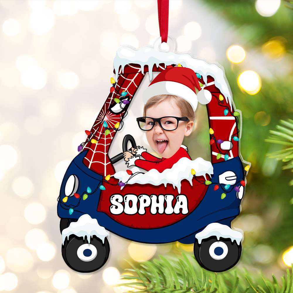 Custom Photo Gift For Kid Christmas Ornament 02KALU211124-Homacus