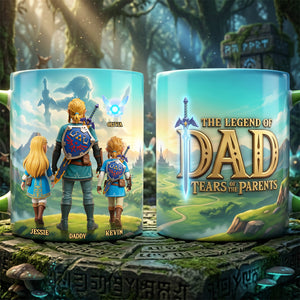 Legendary Adventure Dad Accent Mug - Personalized Gifts For Dads 03nata060526-Homacus