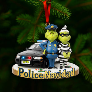 Police Ornament - Personalized Christmas Gifts For Police Officer 06hylu011125-Homacus