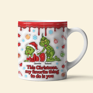 Naughty Green Couple Coffee Mug - Personalized Gifts For Couple 04naqn300925-Homacus