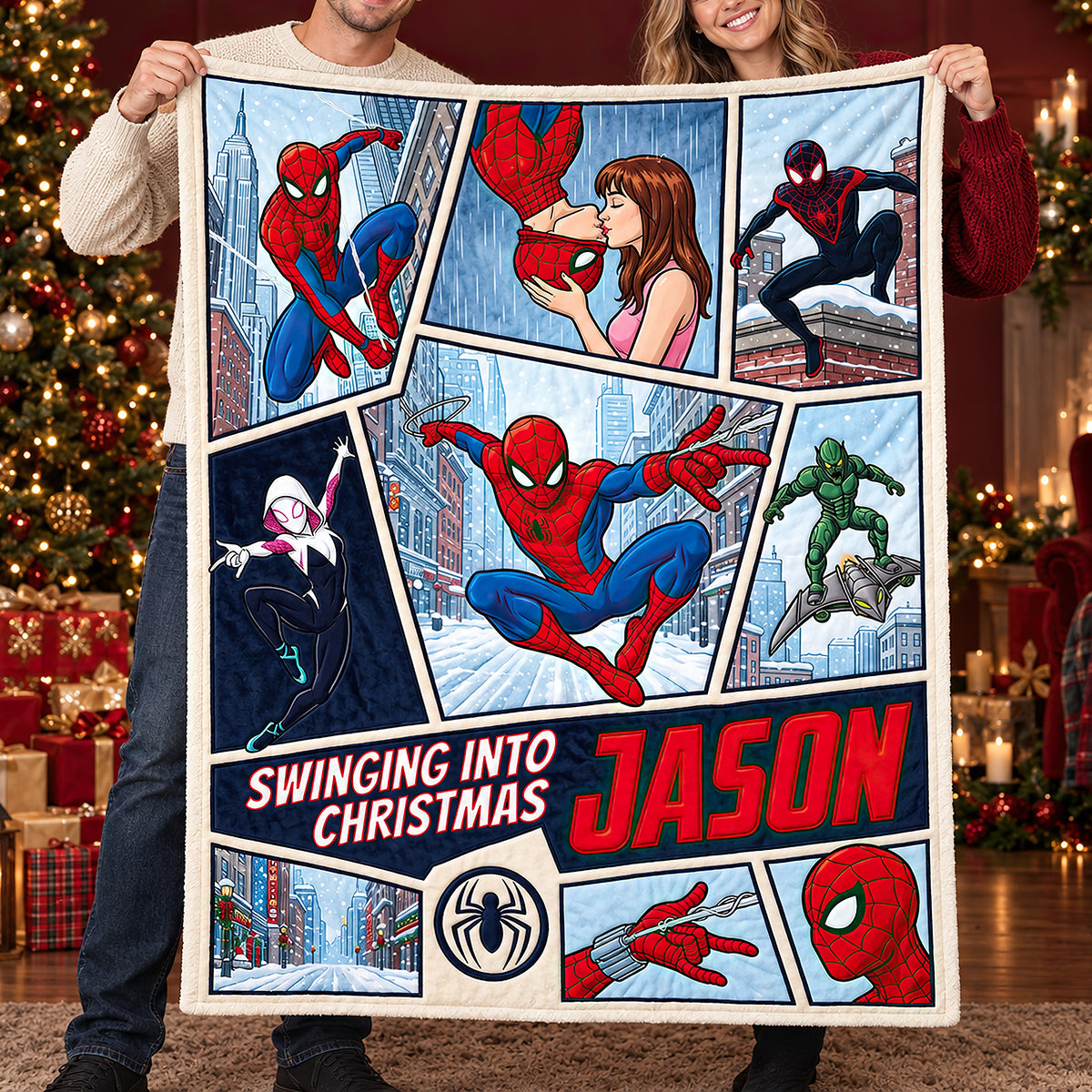 Mask Hero Blanket - Personalized Gifts For Christmas 03hadt261026-Homacus
