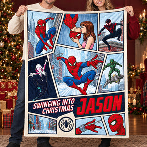Mask Hero Blanket - Personalized Gifts For Christmas 03hadt261026-Homacus