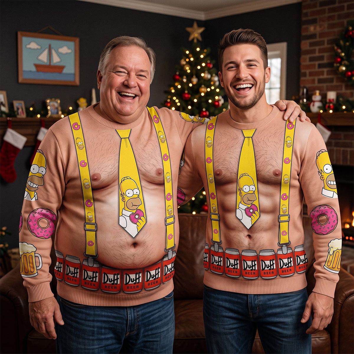 Funny Tie Ugly Sweater - Personalized Gifts For Christmas 03hadt191026-Homacus