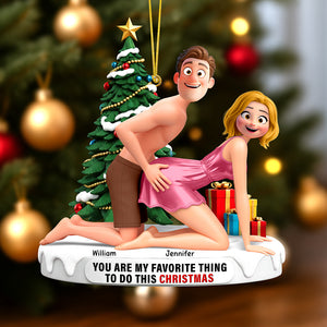 Naughty Couple Ornament - Personalized Gifts For Couples 01ohqn170925-Homacus