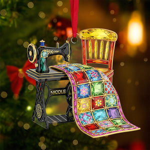 Sewing Machine Ornament - Personalized Gifts For Sewing Lovers 04ohta150825-Homacus