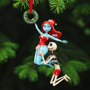 Personalized Gifts For Christmas, Naughty Couple Acrylic Ornament 04ohta061025-Homacus