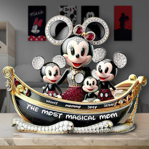 Personalized Gifts For Mom Acrylic Plaque, Most Magical Mouse Mom 02tglu040425-Homacus