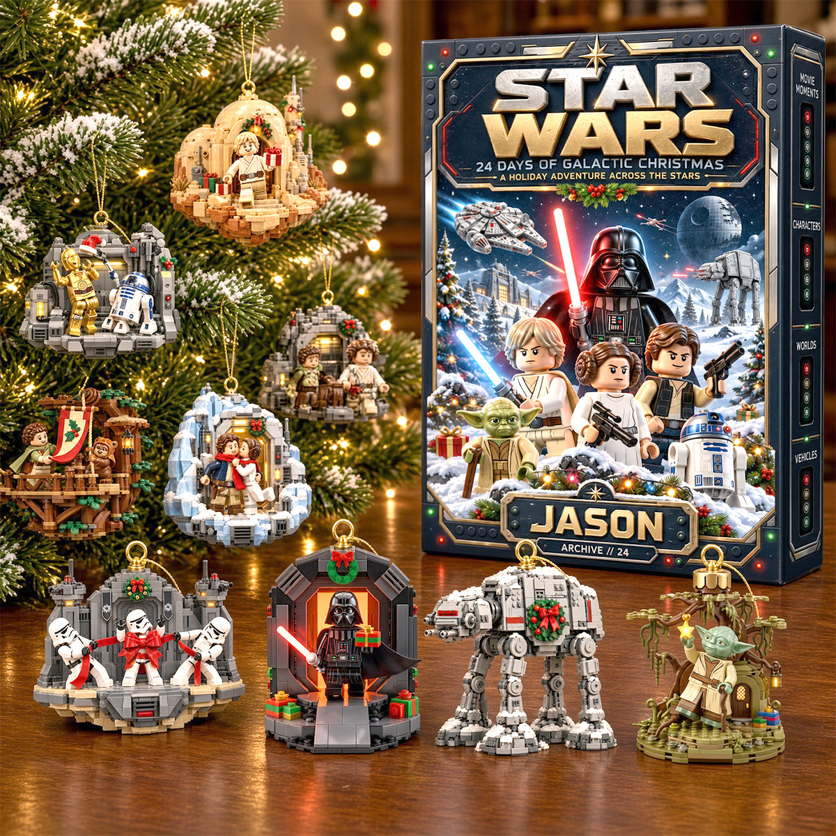 Legend Cosmic Art Advent Calendar Blind Box Ornaments - Personalized Gifts 04hatn121026-Homacus
