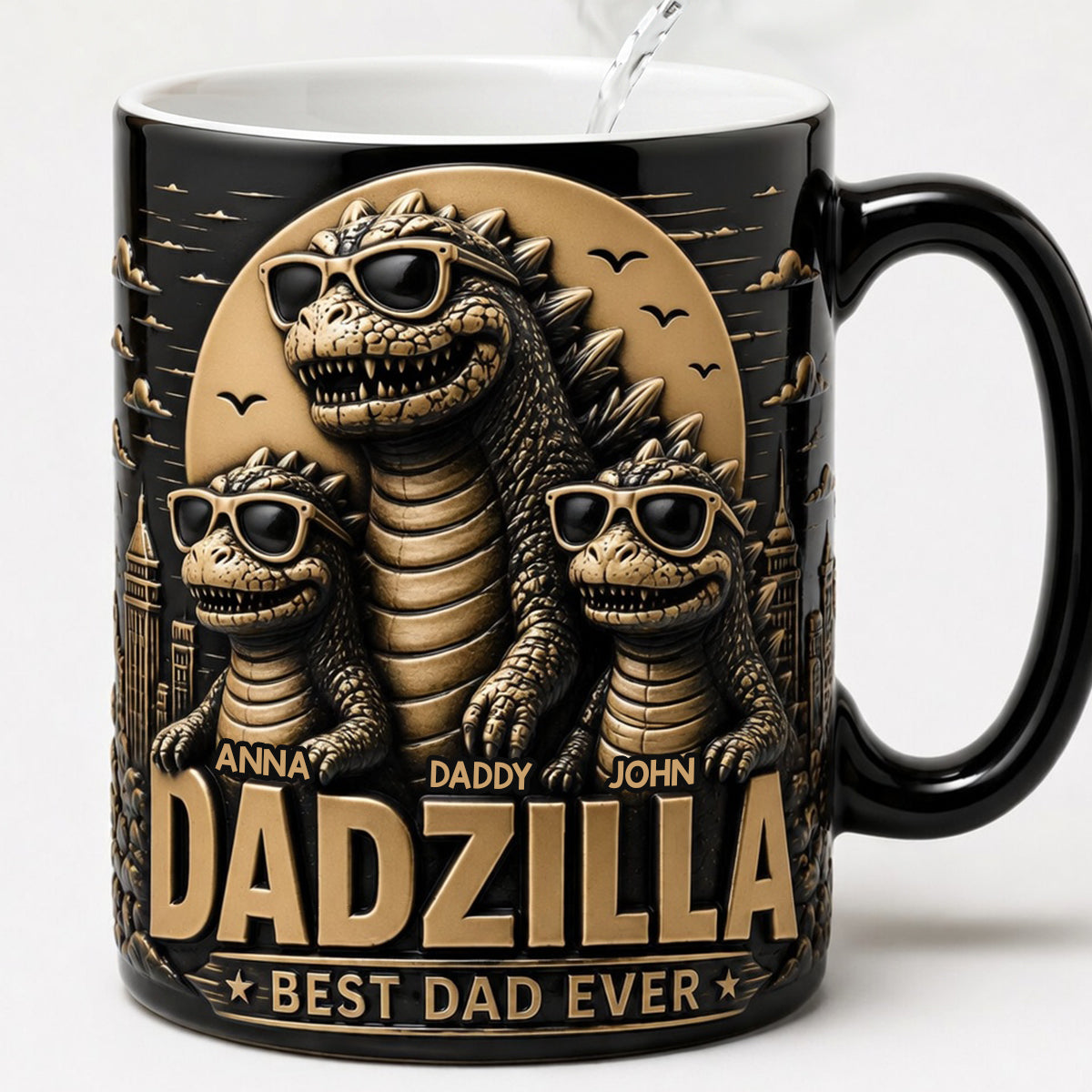 Giant Creature Dad Retro Magic Mug - Personalized Gifts For Dads 03nadt200526-Homacus
