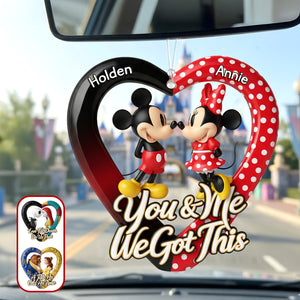Lovely Couple Car Ornament - Personalized Gifts For Couples 02hymg271125-Homacus