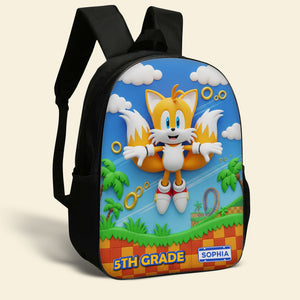 Power Up Characters School Bag Personalized Gifts For Kids 05natn310725-Homacus