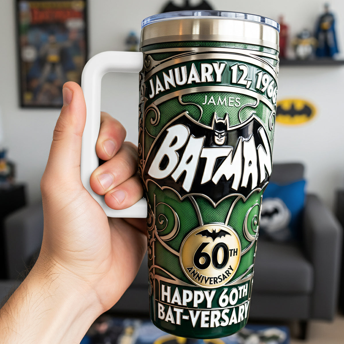 Shadow 60th Anniversary Tumbler - Personalized Gifts 02ohta020326-Homacus
