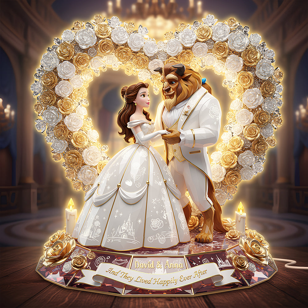 Romantic Wedding Fairy Tales Light Box Personalized Gifts For Couple 02PADT281125-Homacus