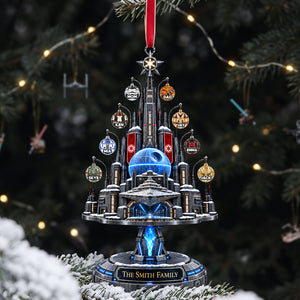 Christmas Tree Universe Ornament - Personalized Gifts For Family Christmas Ornament 03OHTA300926-Homacus
