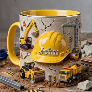Contruction Worker Coffee Accent Mug - Personalized Gifts For Construction Workers 02hymg311225-Homacus