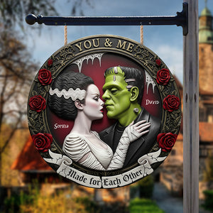 Horror Couple Wood Sign Personalized Gifts For Couple 03NAQN050625-Homacus