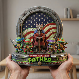 Awesome Father Acrylic Plaque - Personalized Gifts For Dads 05natn250426-Homacus