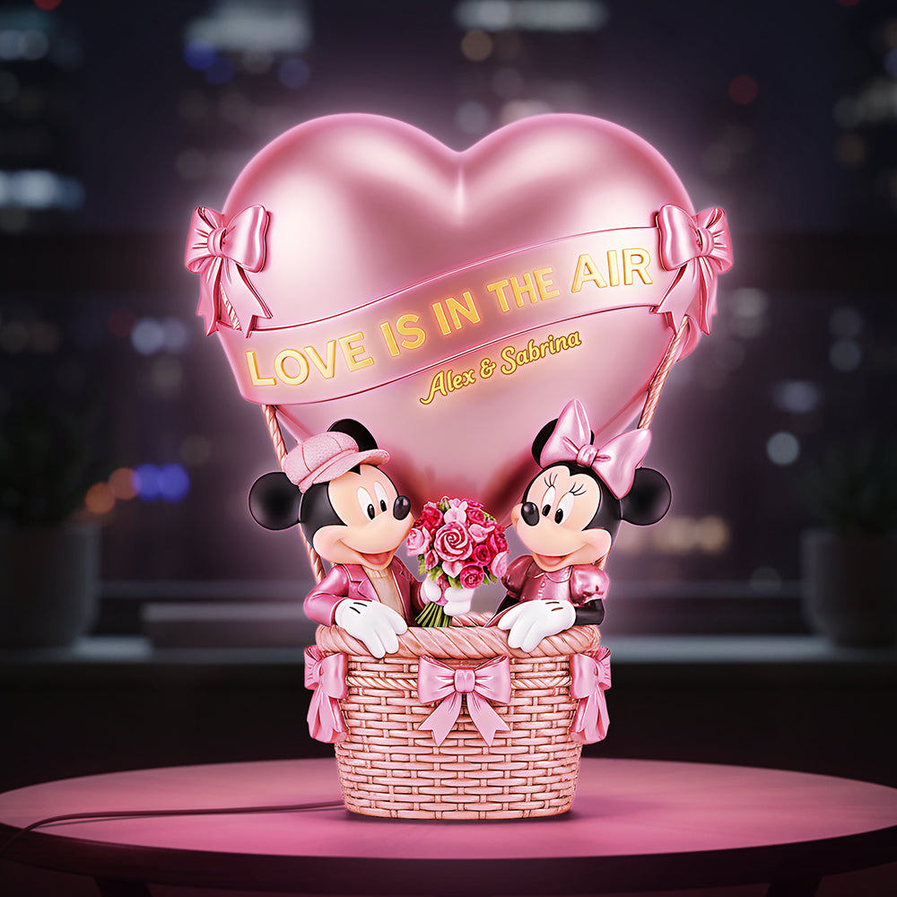 Couple Hot Air Balloon Custom Shape Acrylic Light Box - Personalized Gifts For Couple 03gta251125