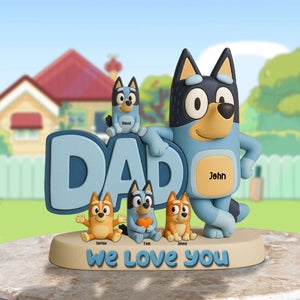 Cartoon Dad Acrylic Plaque - Personalized Gifts For Dad 02NATN180425-Homacus